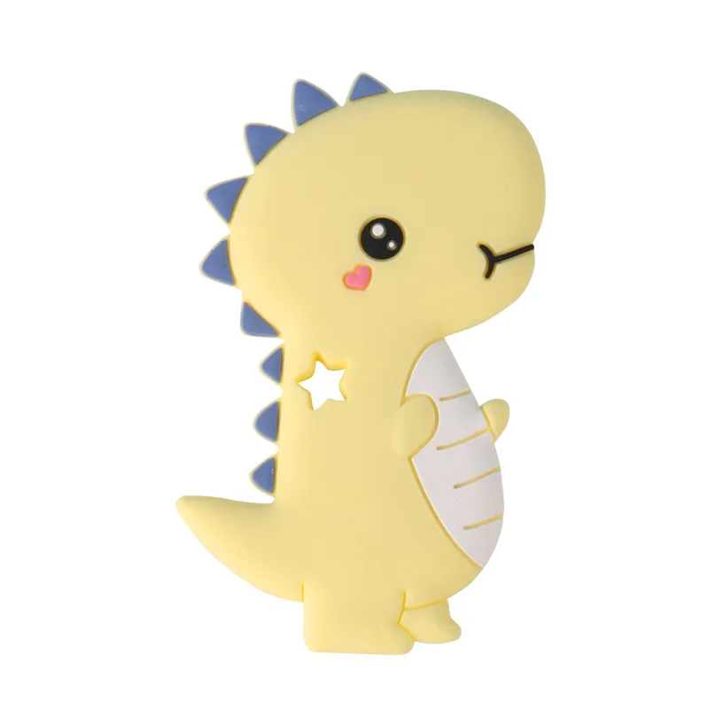 Baby Dinosaur Shape Food grade Silicone Creative Cartoon Teething Toy