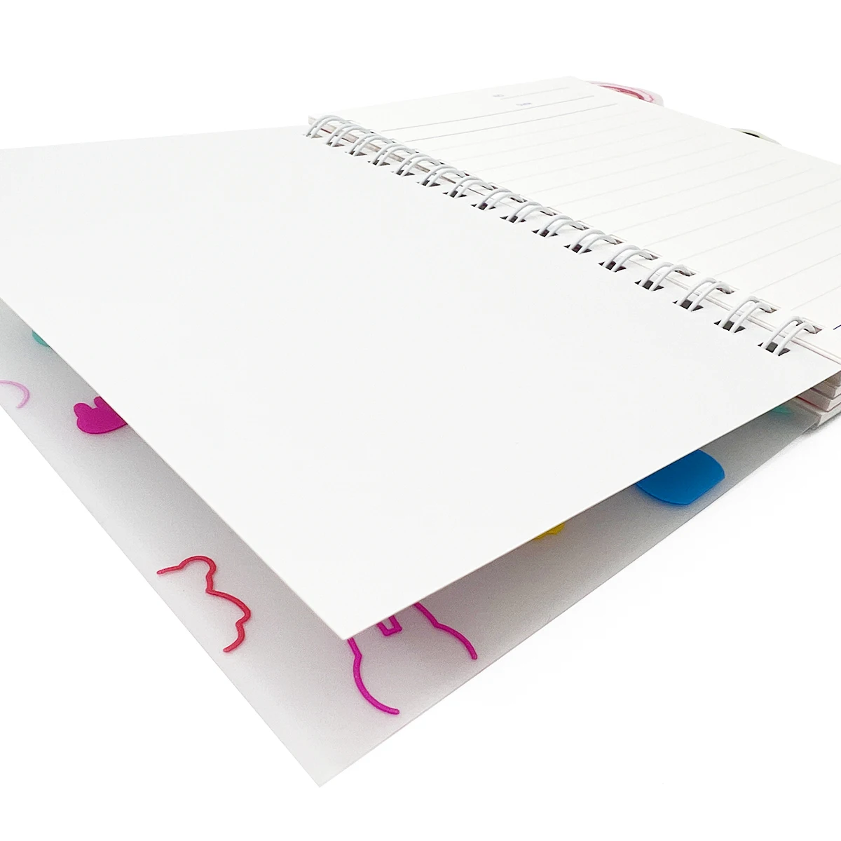 VOGRACE A5 Wholesale Stock Hardcover School Custom Spiral Journal Notebook With Dividers Spiral Notebook For Students