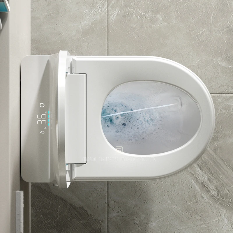 High Quality Wall Mounted Automatic Water Closet Bathroom Ceramic Hanging Intelligent Toilet Bowl Wall Hung Smart Toilet