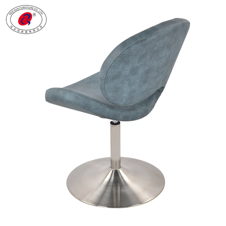 Factory Supplying Stainless Steel  Modern Leather Mini High Leisure Chair Stool For Dining