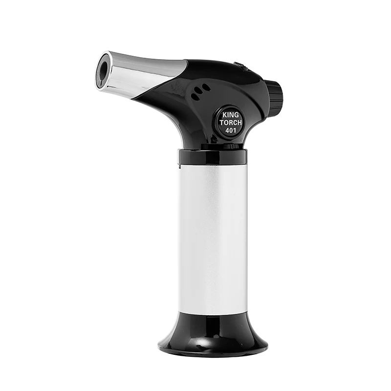 Custom windproof BBQ jet gas blow torch lighter butane gun metal cigar lighter