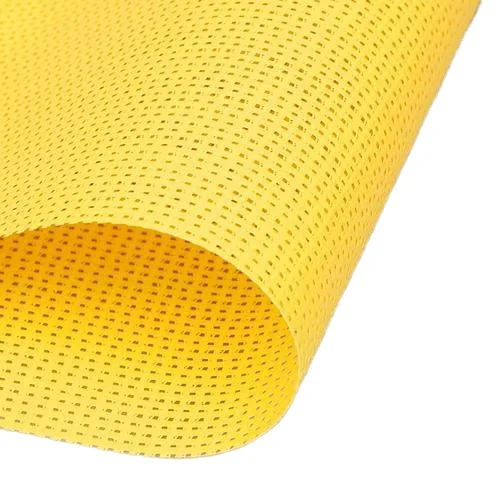 
 2021 new plain vinyl coated polyester mesh fabric in good quality  