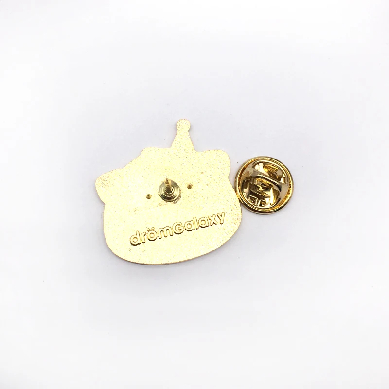cute bear Cartoon Anime Custom Metal Lapel Pin Badge Manufacturer Design Your Own Custom Made Soft Hard Glitter Enamel Pin