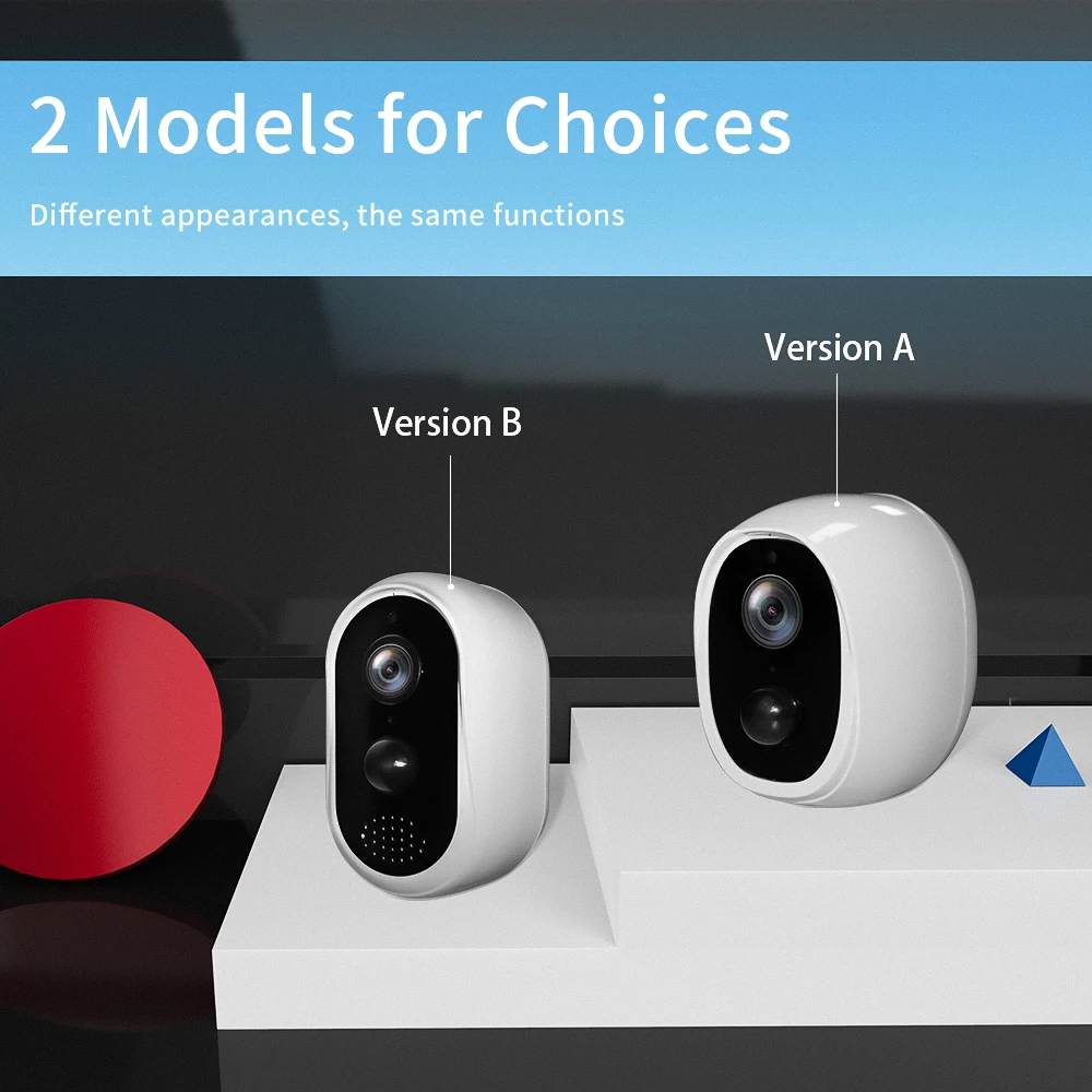 Security Battery IP Wireless Home CCTV System Mini Smart Cameras Powered Baby Indoor Surveillance With 1080P Wifi Camera