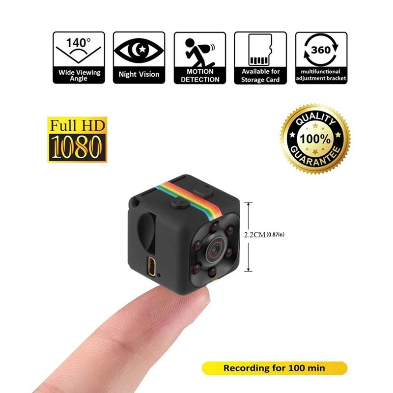 Скрытая мини-шпионская HD-камера мини-камера Wi-Fi диктофон 960P 1080P