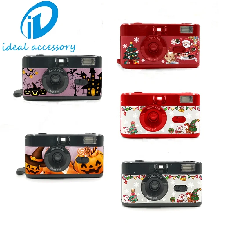 Новый дизайн 35 мм Ручная Многоразовая камера Профессиональная пленочная камера со вспышкой