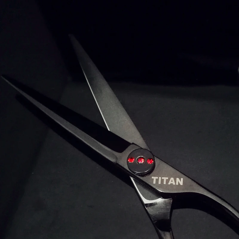 Titan hair scissors barber professional cutting scissors 440C steel scissors
