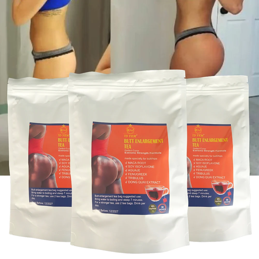 Natural Herbal Maca Butt Enlargement Tea For Buttock Private Label OEM/ODM Lift Hip Firm Lines Tea Bags
