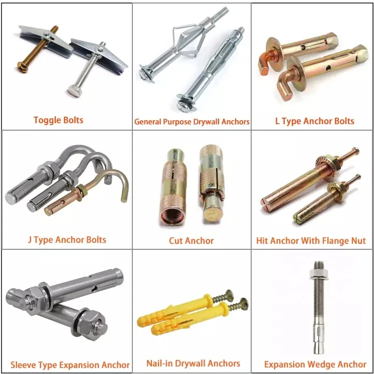 Nail-Hiting Expansion Anchor Bolts/Metal Hit Anchor Expansion Screws /Heavy Duty Expansion Hammer Drive Anchor Bolt