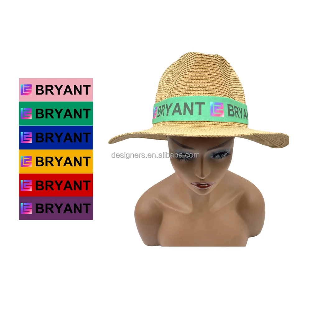 Соломенная шляпа от солнца унисекс дышащая мягкая пляжная Панама на заказ для мужчин и женщин весна-лето