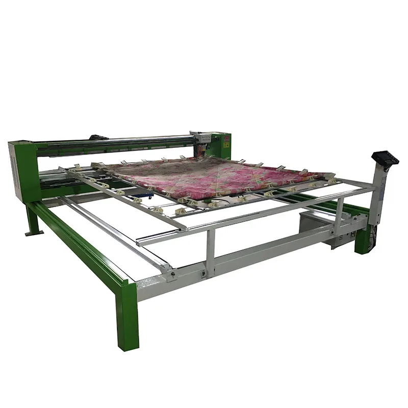computerized single head long arm mattress quilt sewing quilting machine