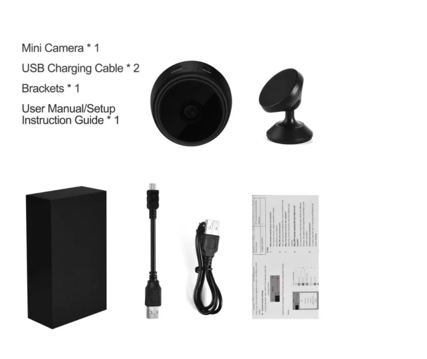 OEM ODM HD 1080P A9 wireless Battery Motion Detection Alarm Smart WiFi mini IP Camera