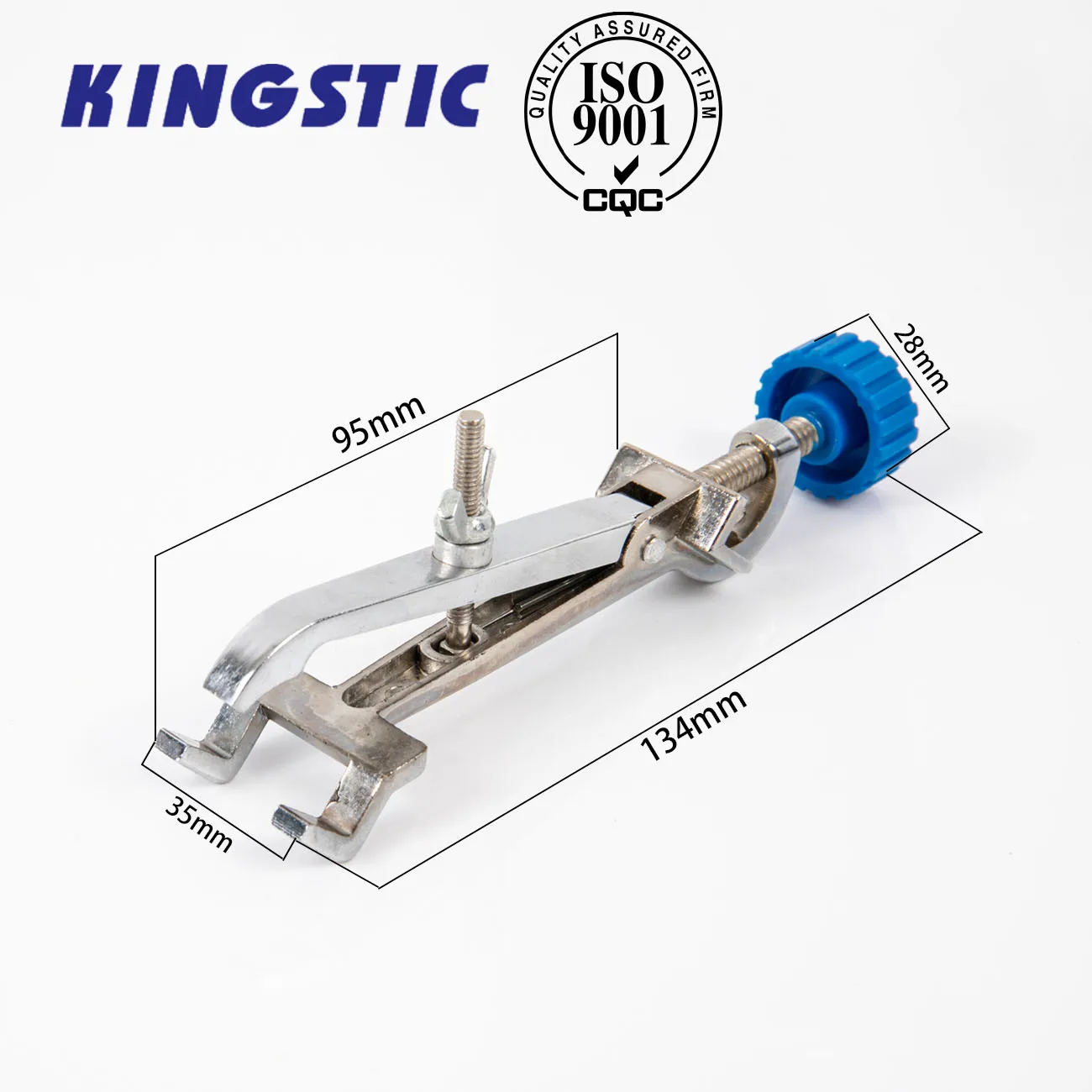 Lab Single Adjustment Three prong fixed bosshead clamp Laboratory Supplies