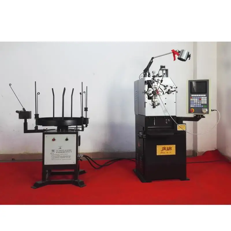 2  axis  accurate medical guide wire and  dental  arch wire spring making machine