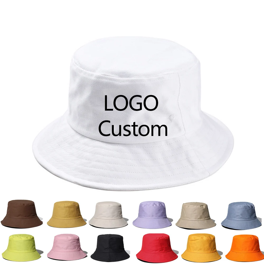 
Promotion Outdoor Fishing Sun White Bucket Hat With Free Sample 