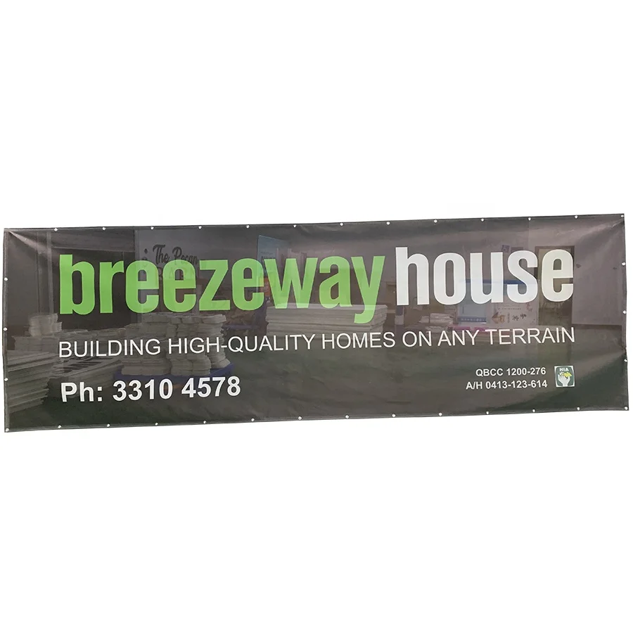 hot sale Pvc Banner Printing Fence Vinyl Banner Flex Mesh waterproof pvc banner