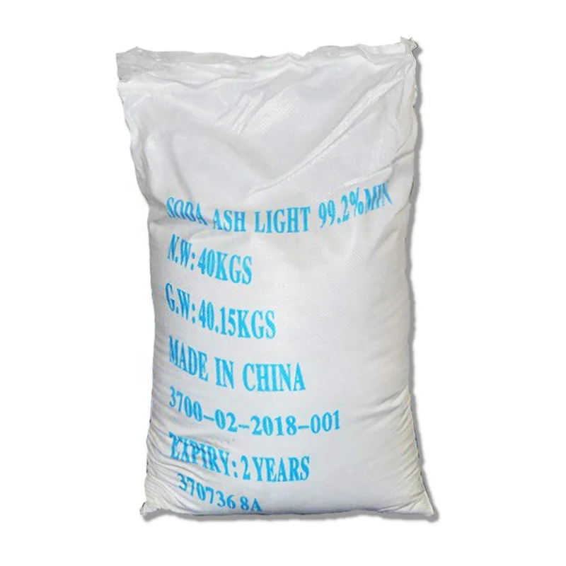 line production of difference between purity 98% na2co3 soda ash light and dense Industrial  grade sichuan from brine