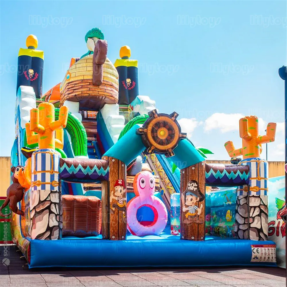 Vente de toboggans gonflables secs pour location et grands evenements