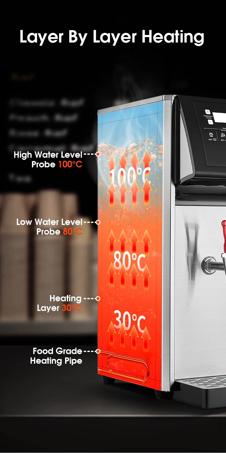 Commercial Portable 30L Hot Water Boiler Dispenser Factory Price Electric Water Heater for Hotels and Households