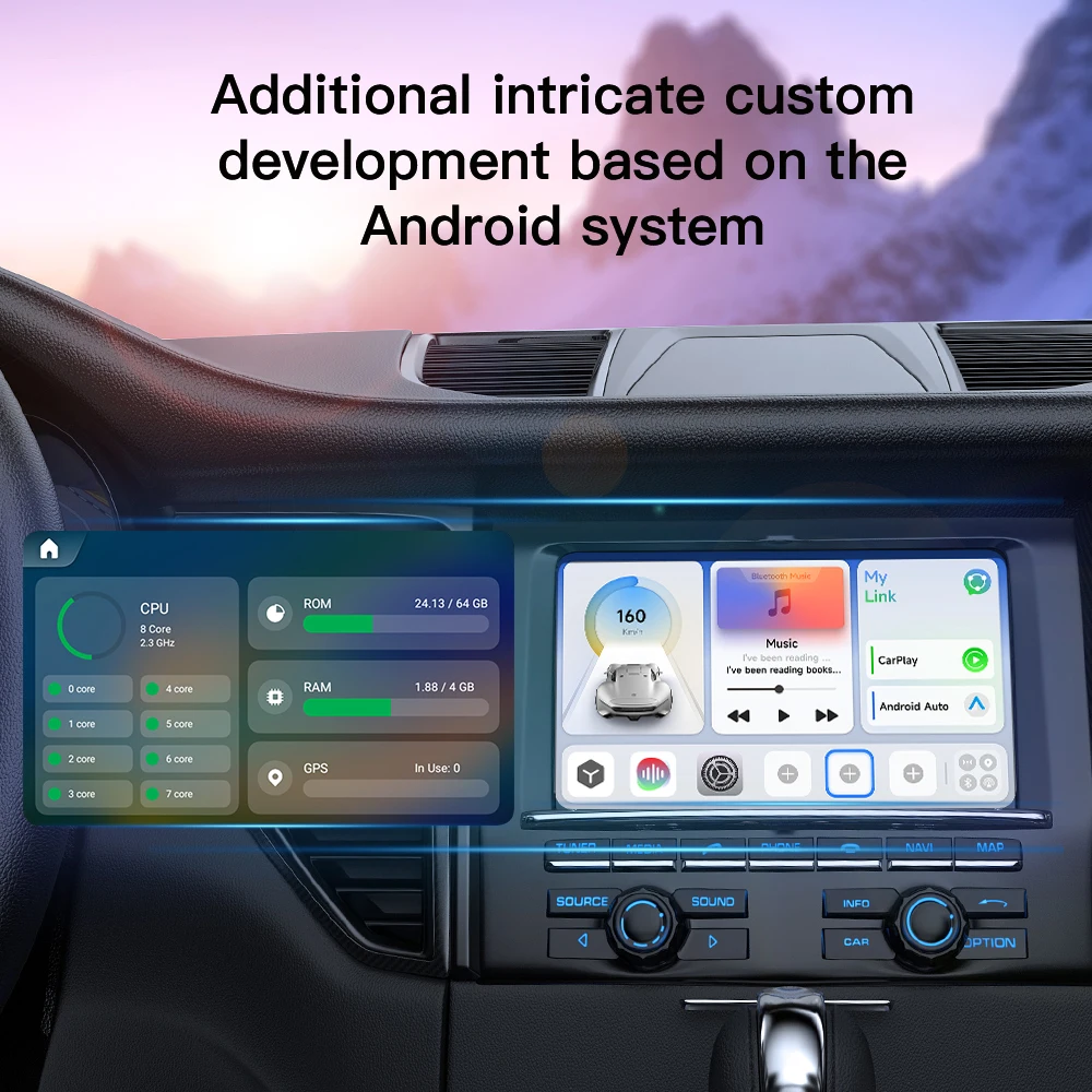 Plug Play Wireless CarPlay Dongle Wired to Wireless for Android Auto Radio Multimedia Video USB Car Play Adapter Carplay AI Box