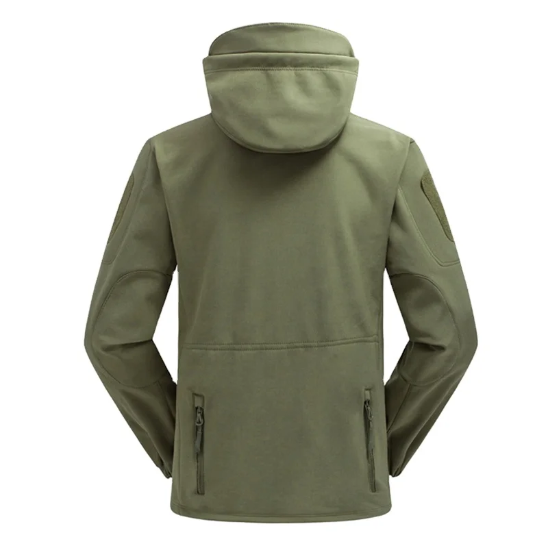 Mens  Tactical Jacket Camouflage Waterproof Softshell Hoody Hiking Camping Jacket Coat Cargoes Jacket