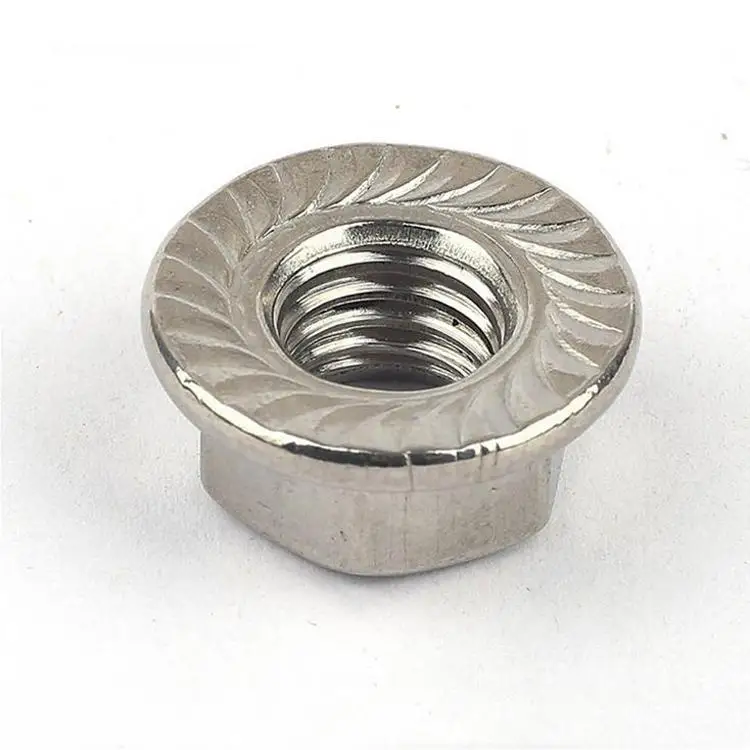 Grade8   Zinc  plated  Hexagon Flange Nuts  DIN6923  GB6177  Fine/Half thread  High quality productions