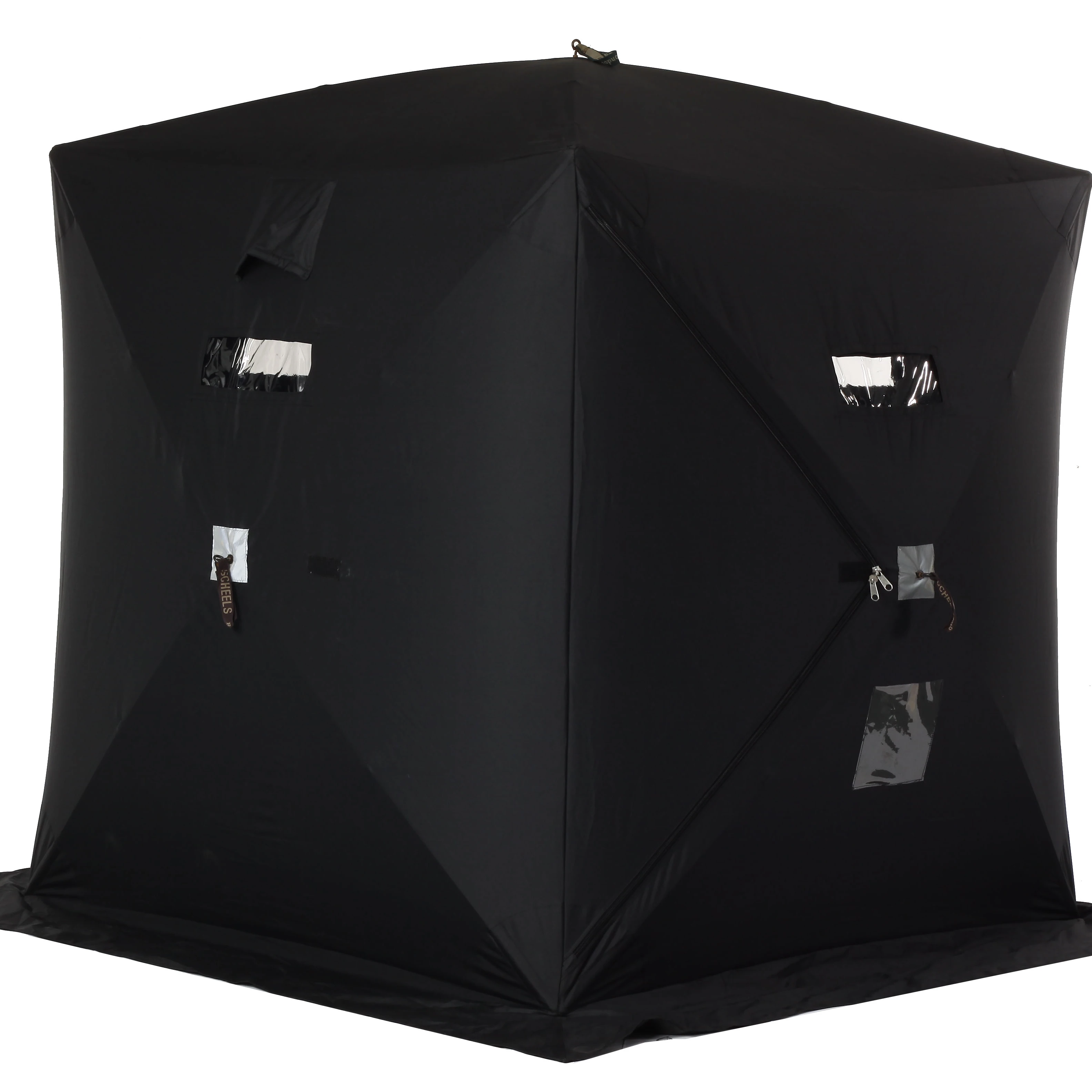 
Factory sale various widely used 2~4 men black portable ice shelter 