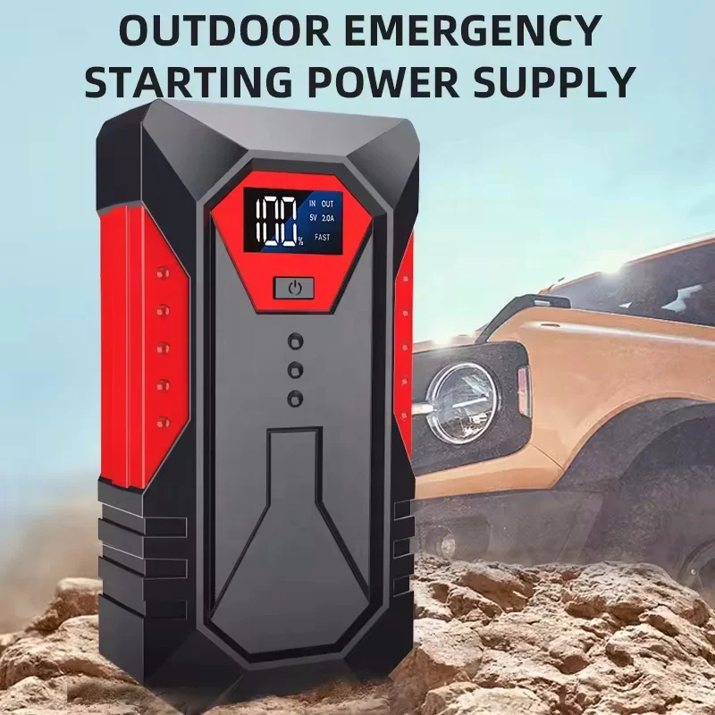 Car Jump Starter Power Bank 12V Output Portable Emergency Start-up Charger for Cars Booster Battery Starting Device