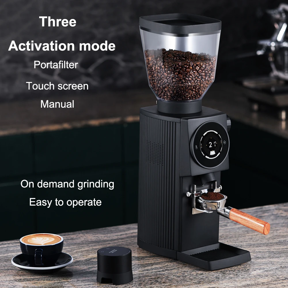 220V Coffee Grinder  Professional 83mm Flat Burr Espresso Coffee Grinder Machine For Coffee Cafe