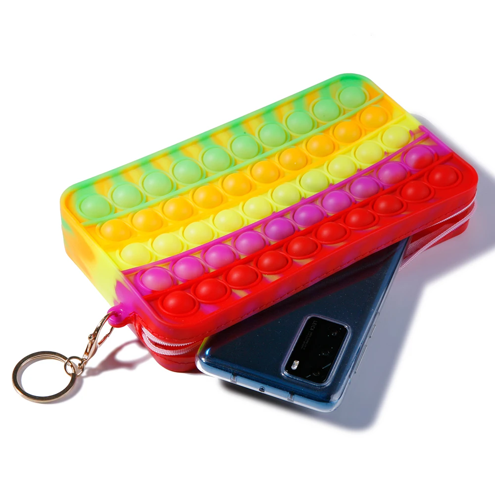 2022 newest party games silicone Puzzle push pop bubble vent toys killing rat pioneer