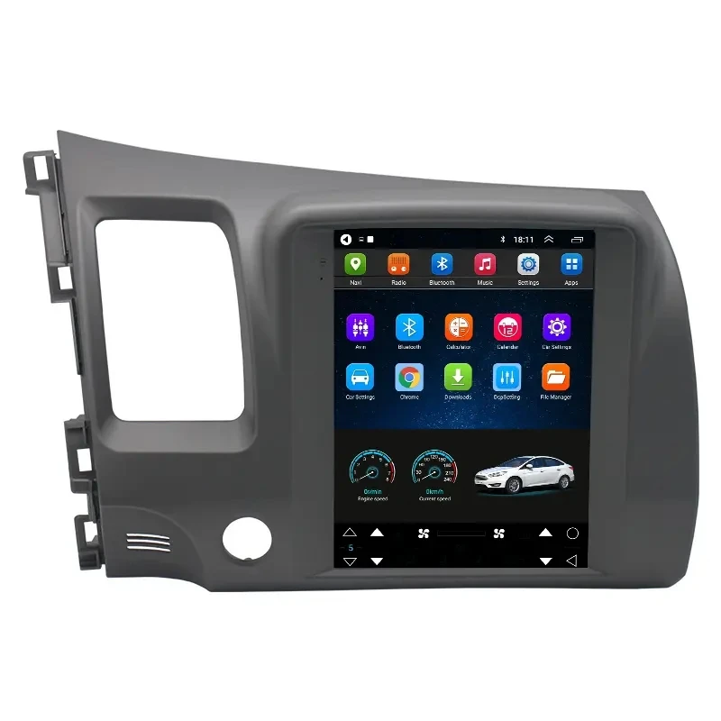 9.7' Screen Android Car Radio MP5 Player GPS Navigation Auto Multimedia Player for Honda Civic 2006 2007 2008 2009 2010 2011