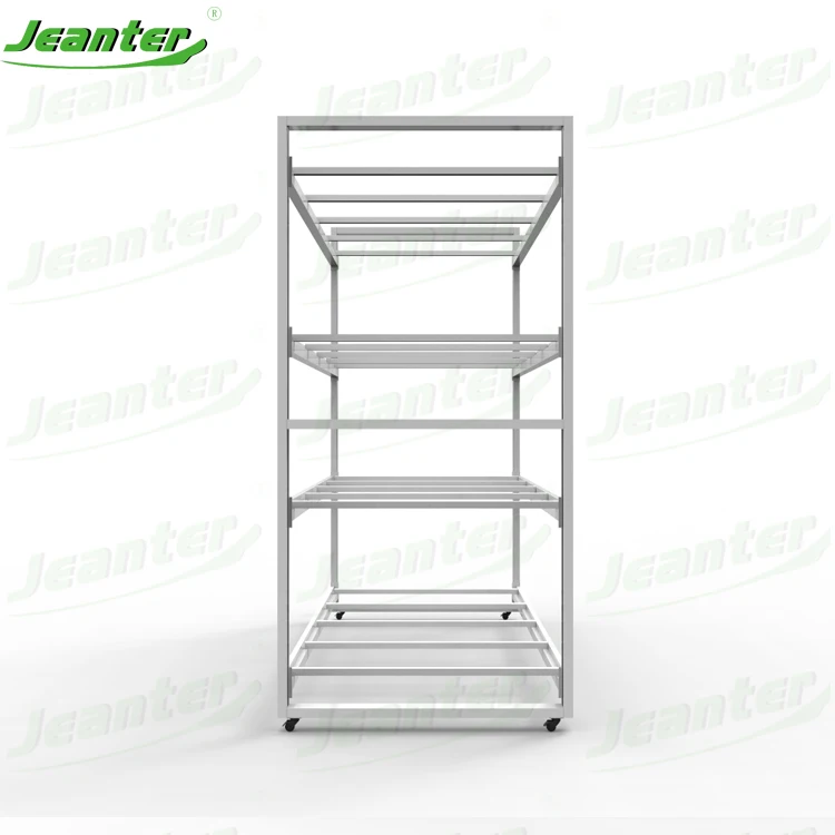 Movable Hydroponic Rolling Growing Benches Plant Nursery Tables Equipment
