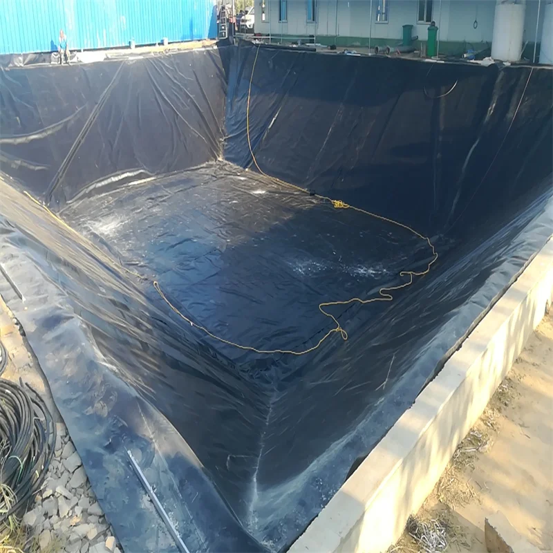 HDPE Geomembrane Welding Machine Fishpond Liner Artificial Lake Cesspit Tail Mill Reservoir Roof Basement Waterproof Membrane