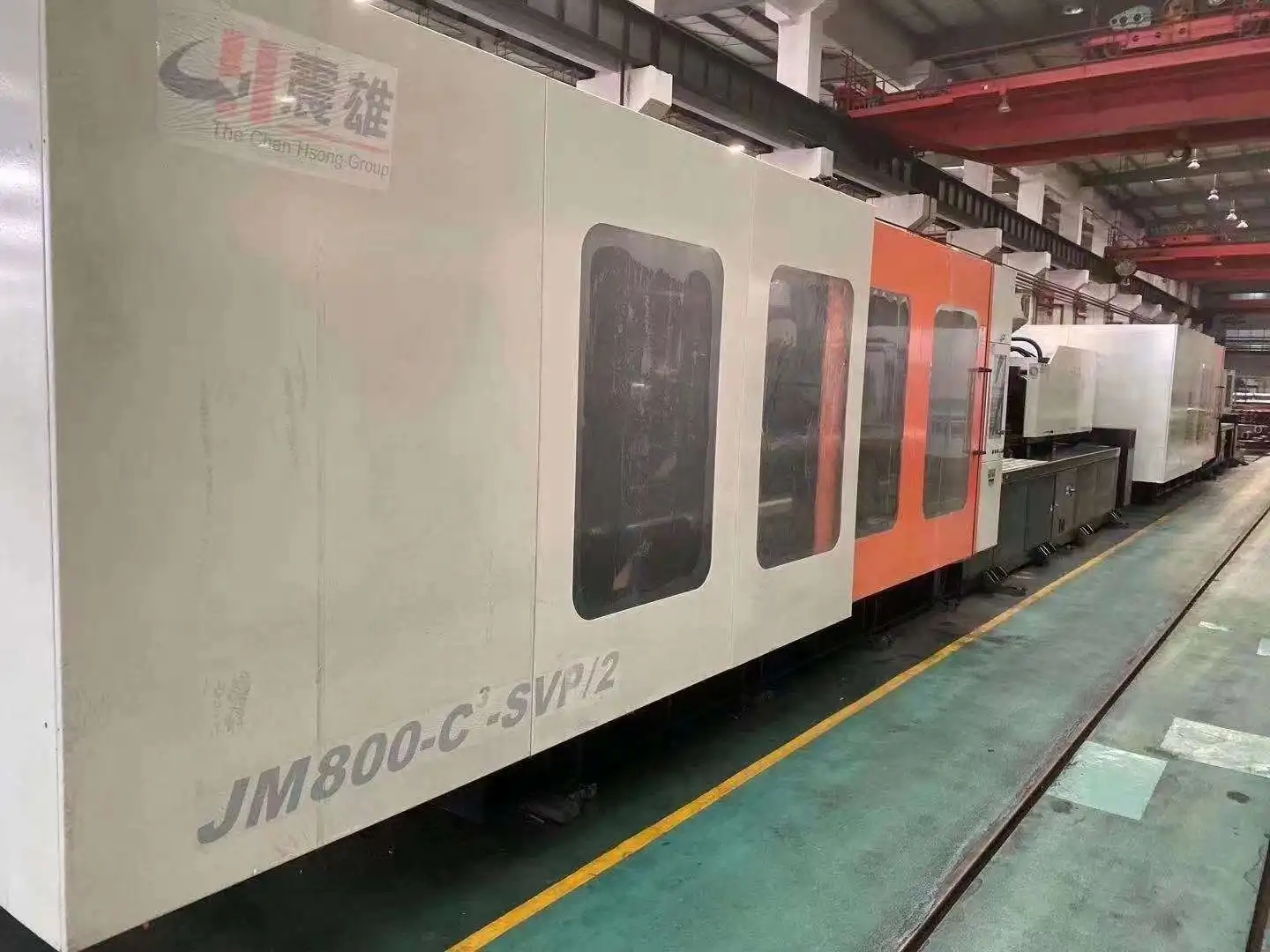 Used CHENHSONG 800TON New Type screwdriver UF electrical components plastic injection coating Injection molding machine