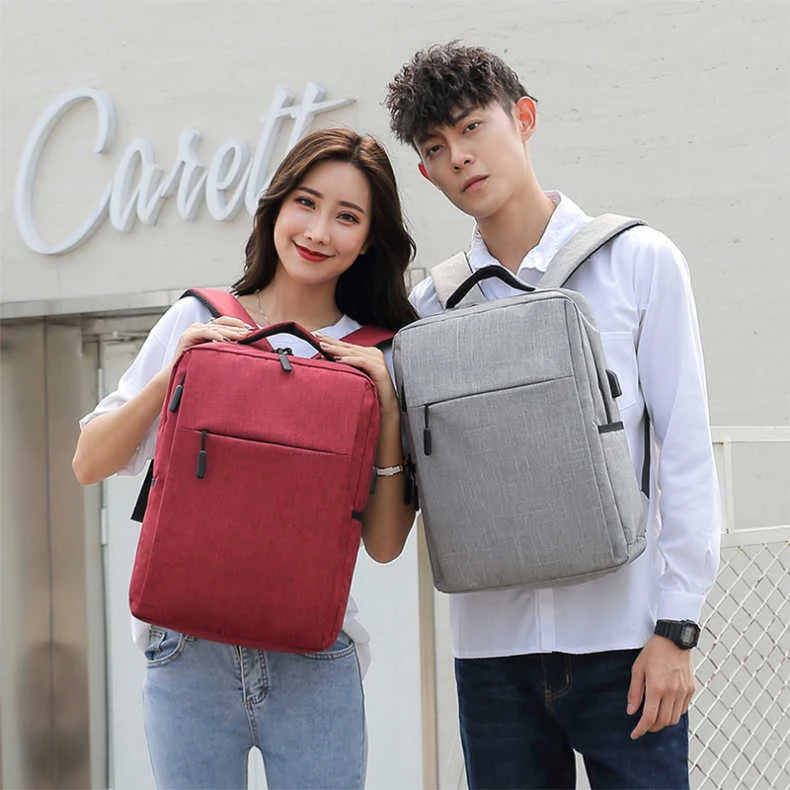 Минималистский модный powerportal зарядный рюкзак для ноутбука для мужчин и женщин