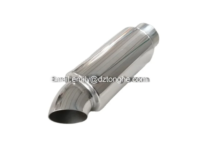 
stainless steel polishing exhaust muffler ,high performance muffler pipe 