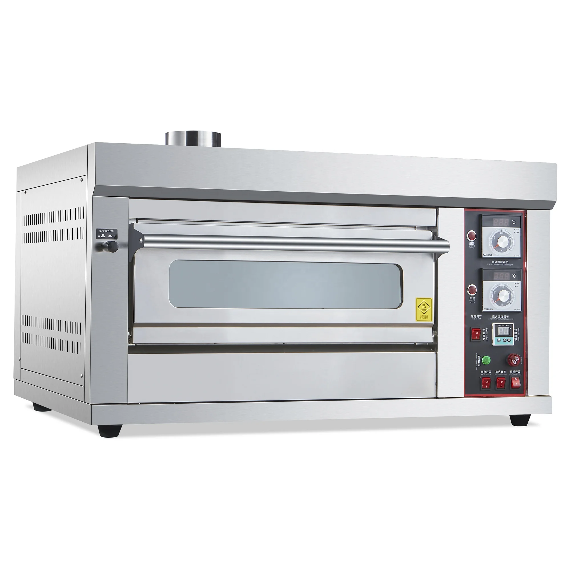 Furnace Kitchen Equipment 1 Decks 1 Trays Commercial Electric Deck Oven
