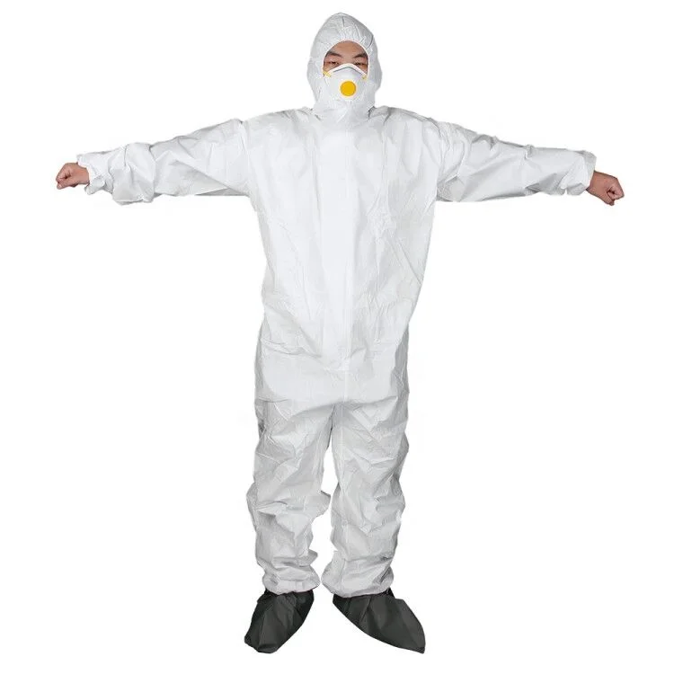 Одноразовые комбинезон безопасности для больницы S- M-L-XL-2XL добычи полезных ископаемых tyvek Безопасности Униформа комбинезоны