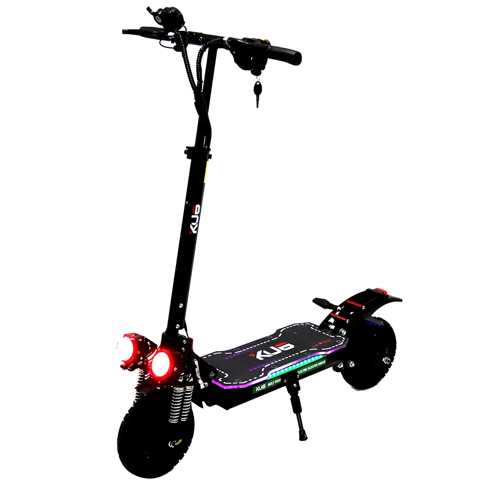 X6 Pro Scooter 1200W 2400W 60KM/H Electric Scooter Folding Kick Scooter Dual Motors 10 Inch Off Load Wide Tires