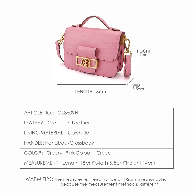 Fashion bag wholesale handbag large crocodile bags bags for women