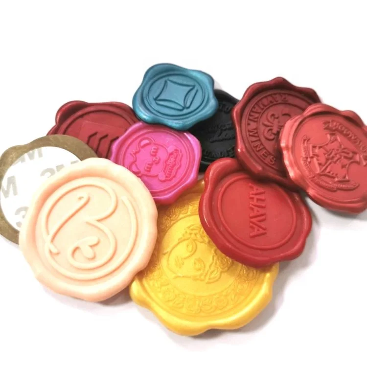 
Manufacturer Wholesale Custom Self Adhesive Wax Seal Sticker 