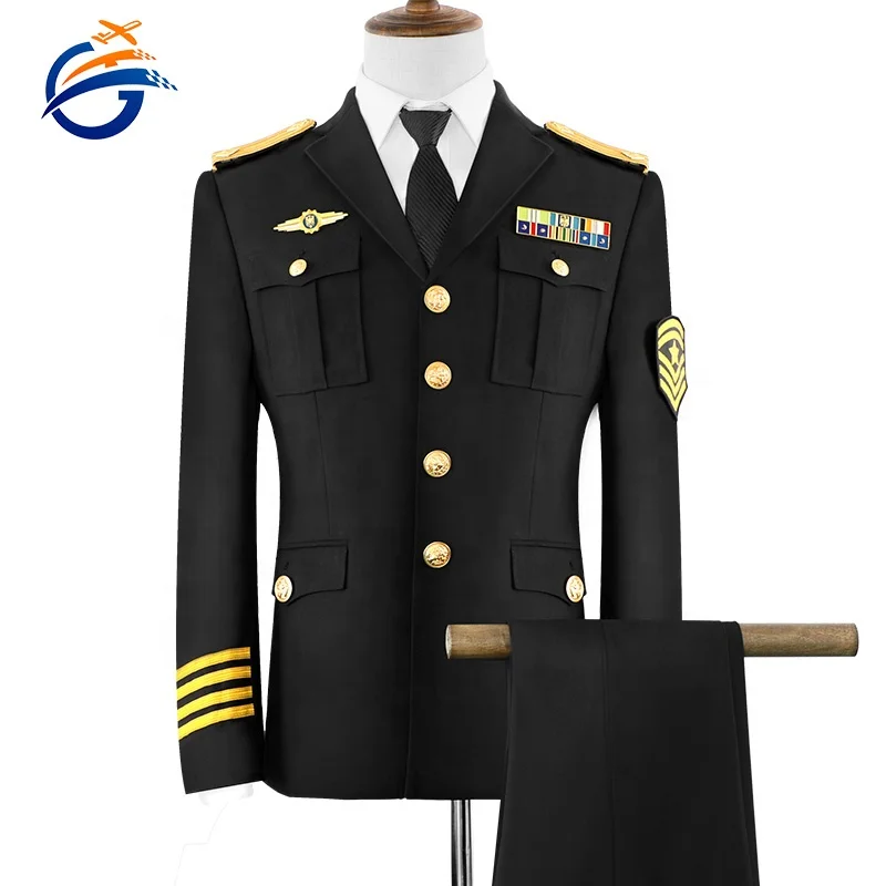 Hot Sale New Design Security Clothing Patrol Security Guard Uniforms Military Coat for Man