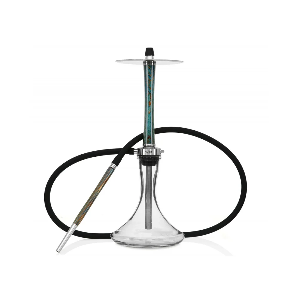 Color Double Tube Cheap Mini Hookah Small Shisha Box Hookah Set Glass Disposable Pumpkin Hookah