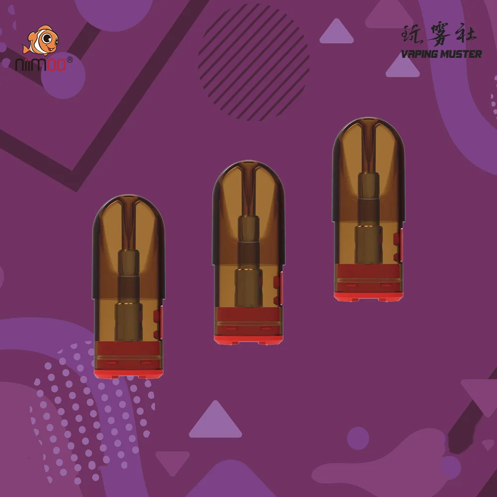 Niimoo mesh cotton coil  atomizer 2.1ml cartridge Repeated Usage Compatible to Relx Infinity&Phantom VEEK SP2