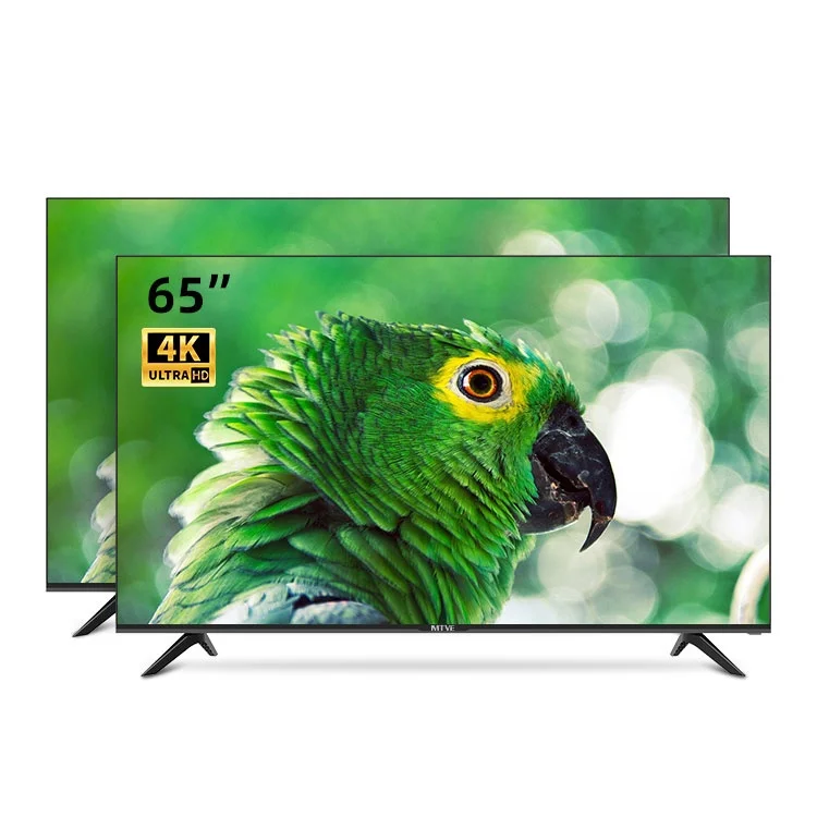 Full Flat Screen 4k Smart Television 4k 65 inch Smart tv Slim like Paper Android WIth Wifi