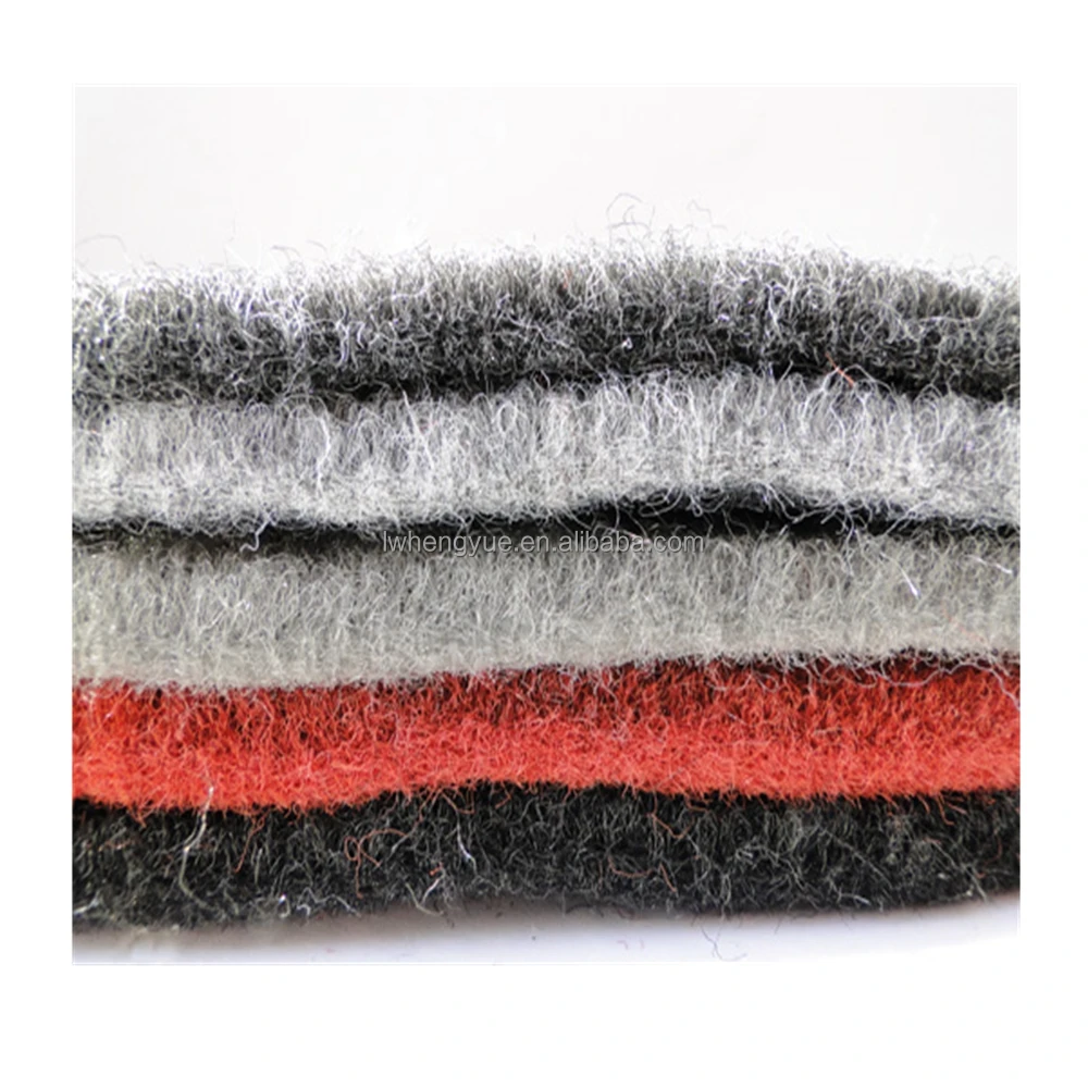 Anthracite Colour Super Stretch Van Lining Carpet Velour Auto Upholstery Felt Flame Retardant Composite Nonwoven Fabric Felts
