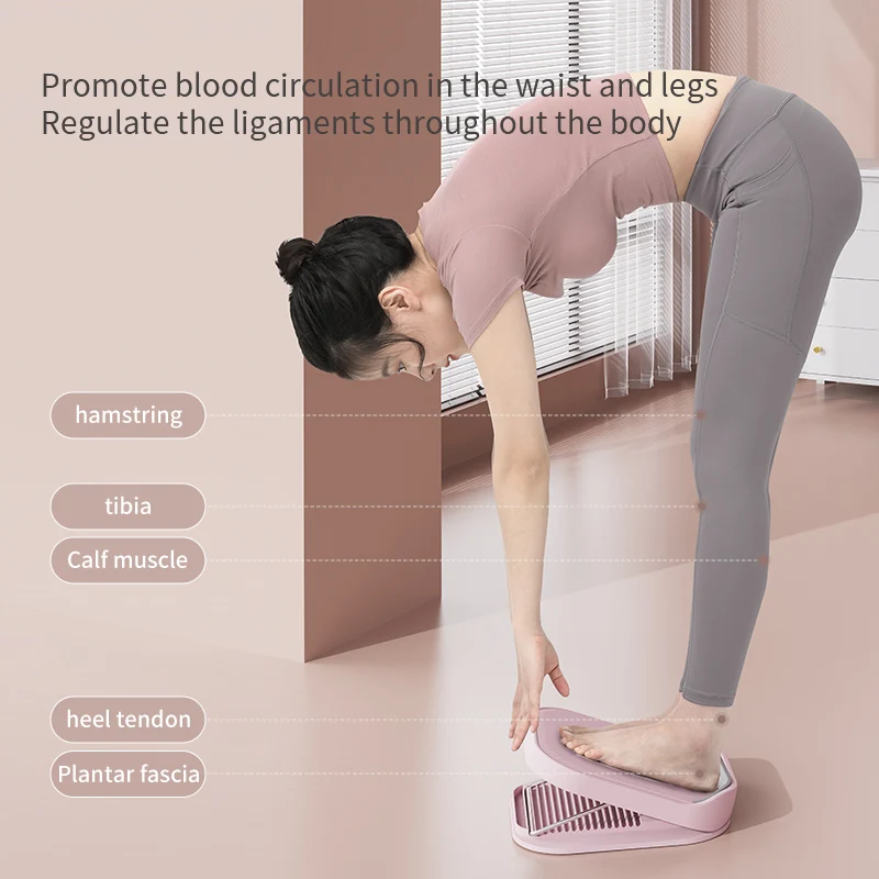 Adjustable Calf Ankle Slant Board Portable Home Exercise Fitness Instrument Foot Massage Incline Board Foot Step Platforms