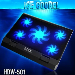 laptop Cooler 5 Fans For Computer Cooling Pad