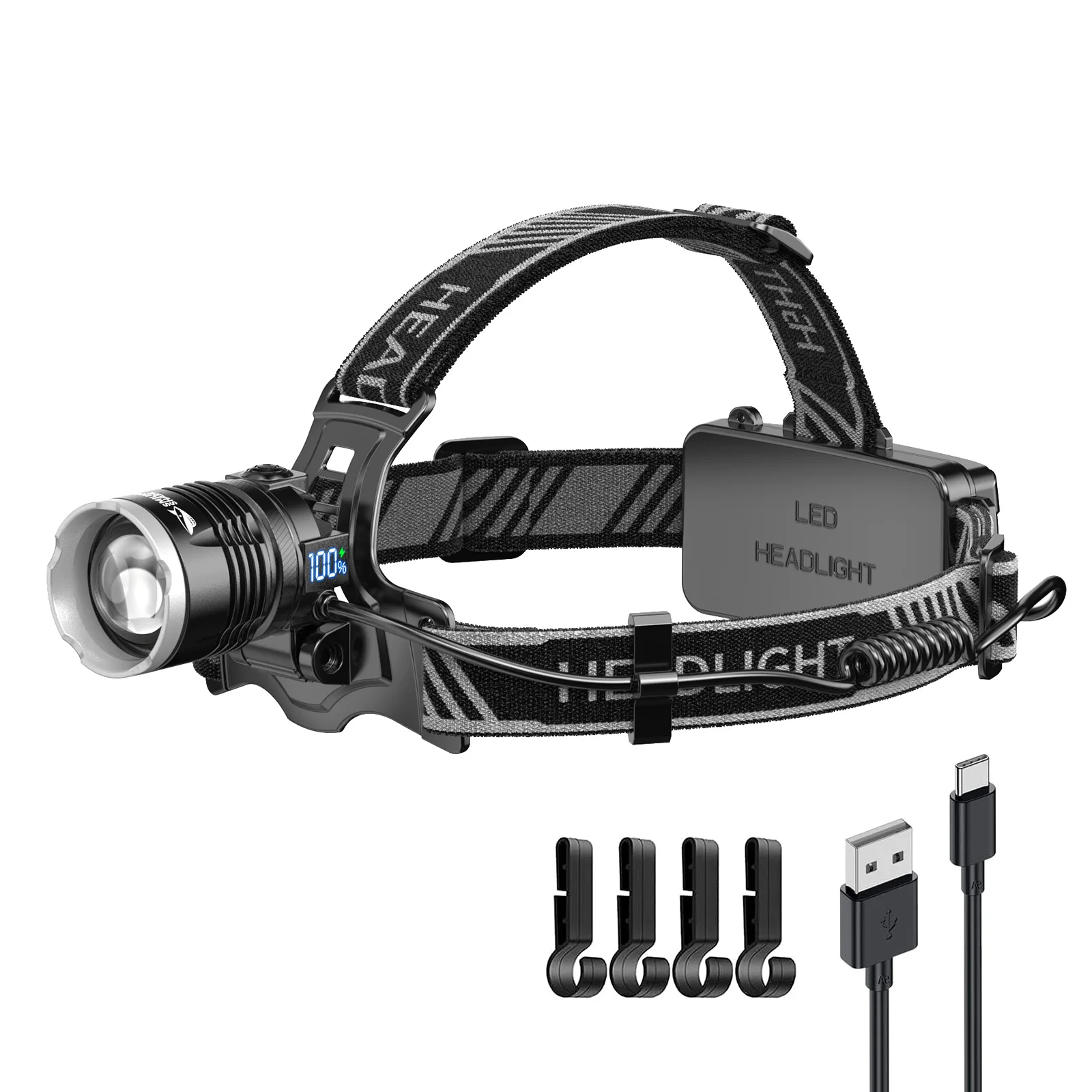 Настраиваемый HighPower XPE алюминиевый светодиодный фонарь для ночной рыбалки IPX4 Водонепроницаемый Регулируемый кемпинга