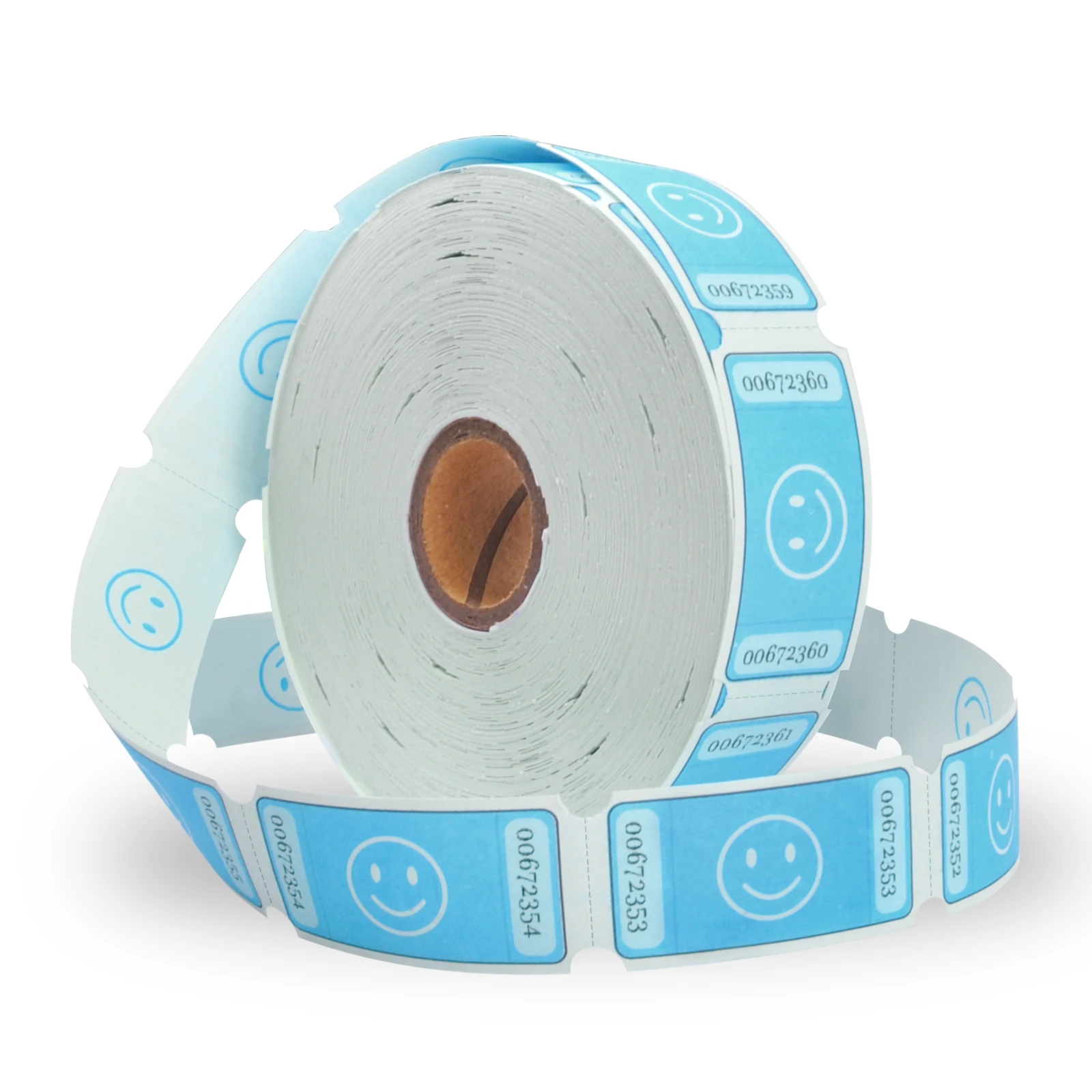 L LIKED Smile Raffle Tickets Roll,Each Tickets 1'x2', for Class Reward, Fundraiser & Prizes,1000 Tickets/Single